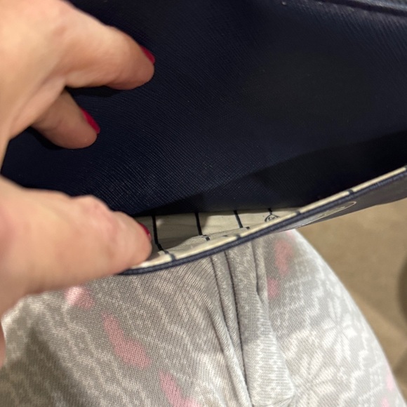 Brighton Navy Blue Heart Wristlet - Picture 6 of 6